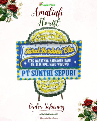 Papan Bunga Duka di Donggala