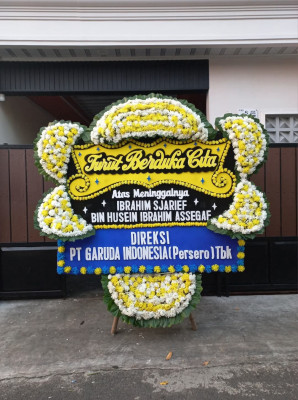 Papan Bunga Duka di Donggala