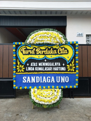 Papan Bunga Duka di Donggala